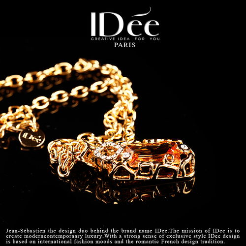 彰顯不凡品位 法國idee時尚藝術飾品，華美寶石項鏈的藝術之魅
